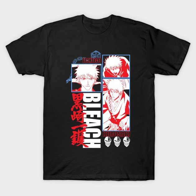 Hollow Slayer Ichigo Fanart T-Shirt by Planet of Tees